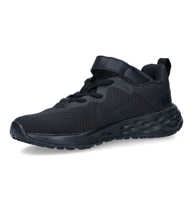 Nike Revolution 6 PS Baskets en Noir pour filles, garçons (325355)