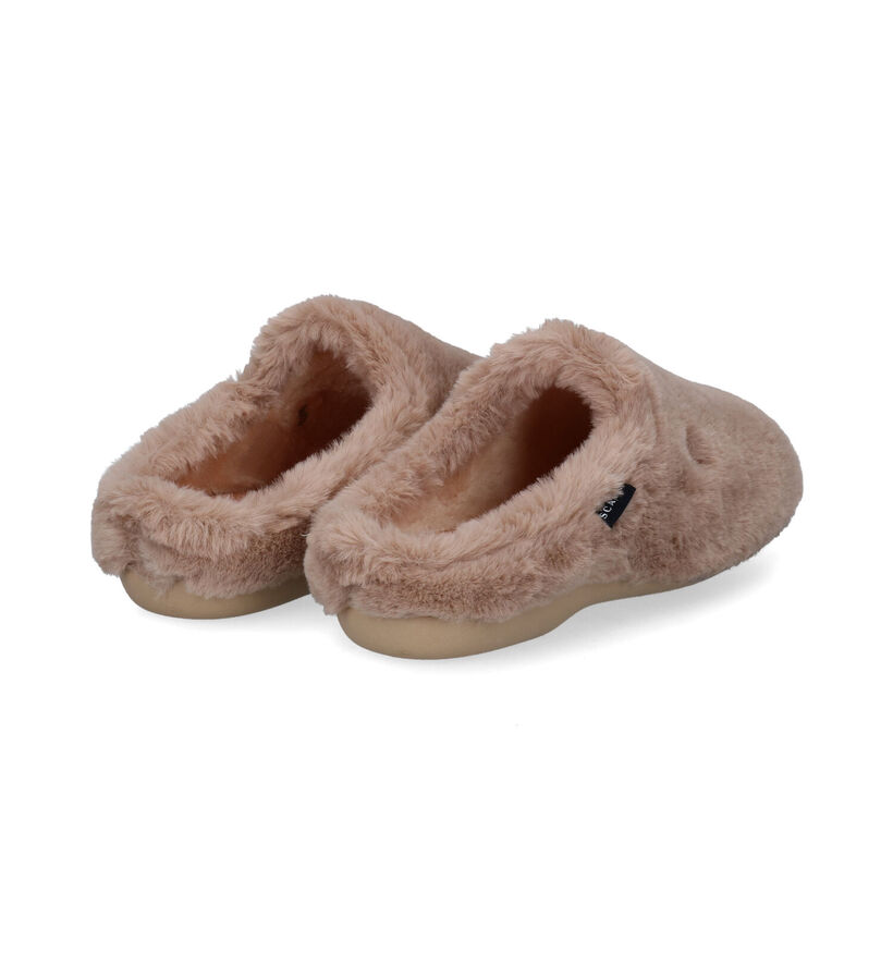 Scapa Taupe Pantoffels voor dames (317044)