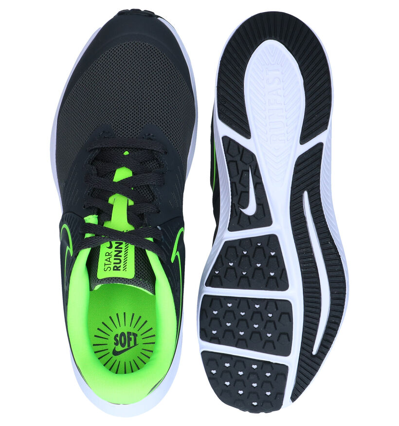 Nike Star Runner 2GS Zwarte Sneakers in kunstleer (284473)