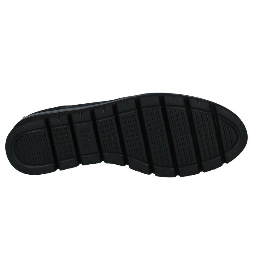 Gabor Best Fitting Chaussures à lacets en Bleu foncé en nubuck (231148)