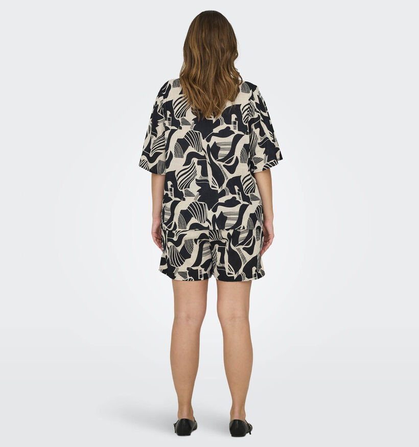 ONLY Carmakoma Malusi Zwarte Blouse voor dames (358234)