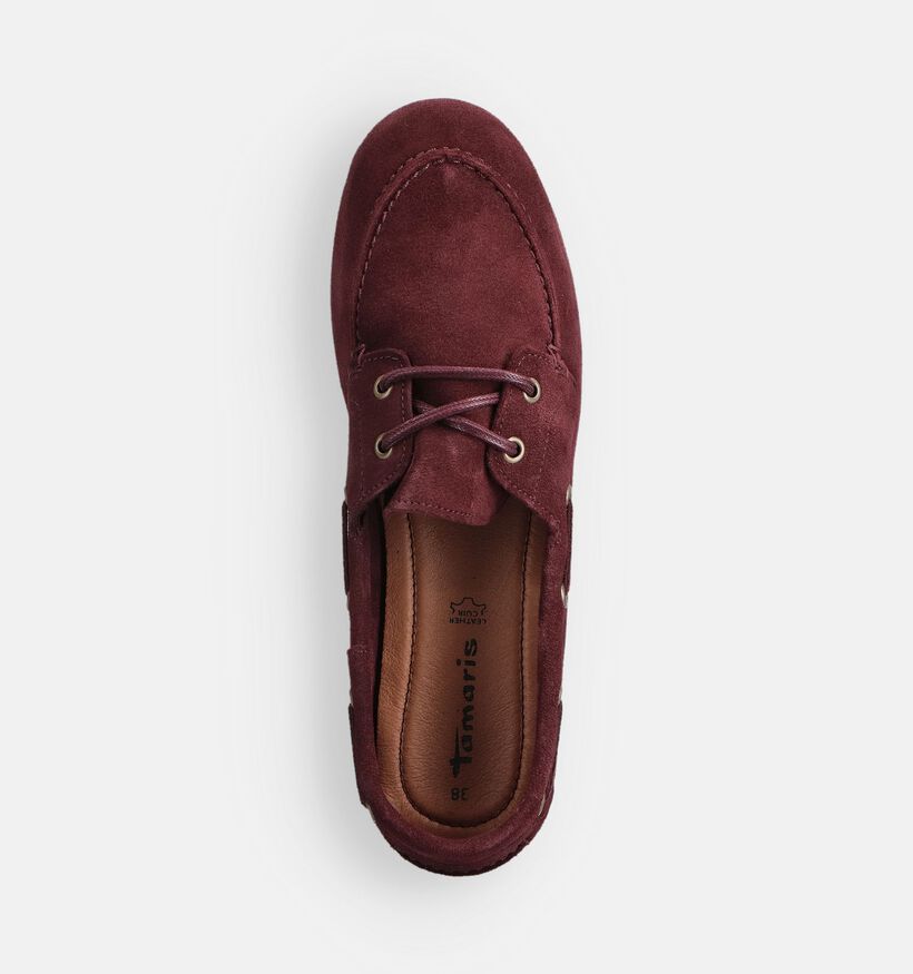 Tamaris Chaussures bateau en Bordeaux pour femmes (372879)