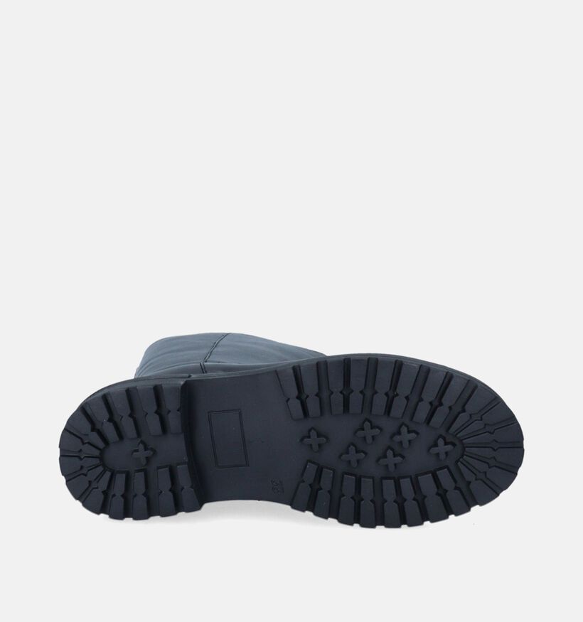 Milo & Mila Bottes hautes en Noir pour filles (348106) - pour semelles orthopédiques