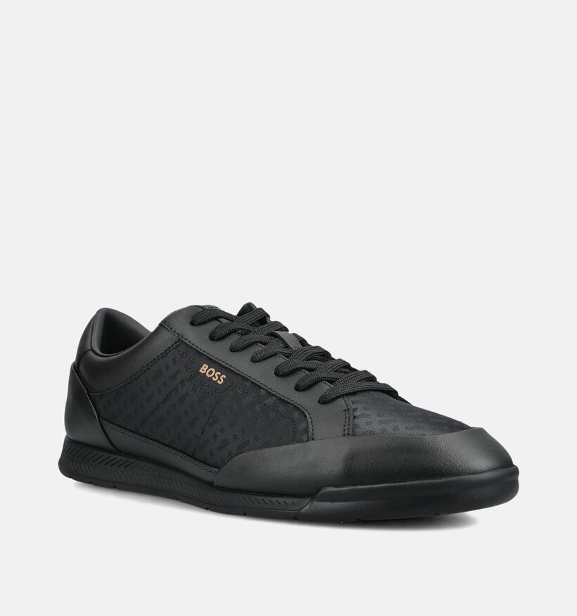 BOSS Nitan Chaussures plates en Noir pour hommes (375716) - pour semelles orthop&eacute;diques