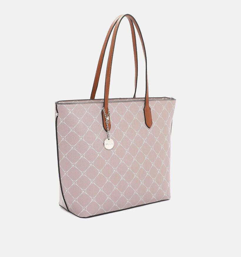 Tamaris Anastasia Classic Taupe Shopper met rits voor dames (338735)