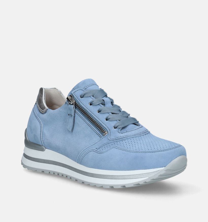 Gabor OptiFit Blauwe Sneakers voor dames (336162) - geschikt voor steunzolen