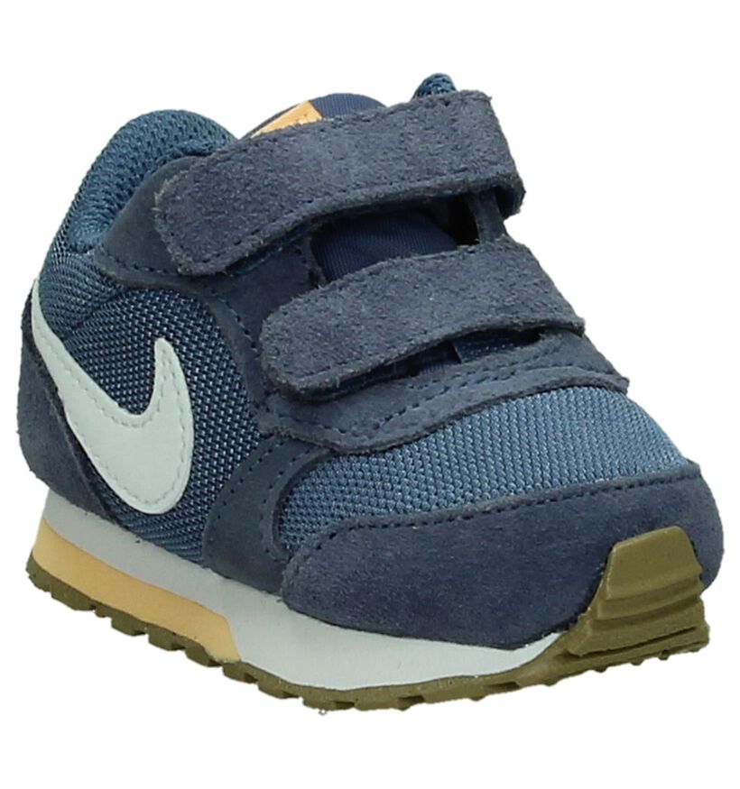 Zwarte Velcro Babysneakers Nike MD Runner 2 in kunstleer (234329)