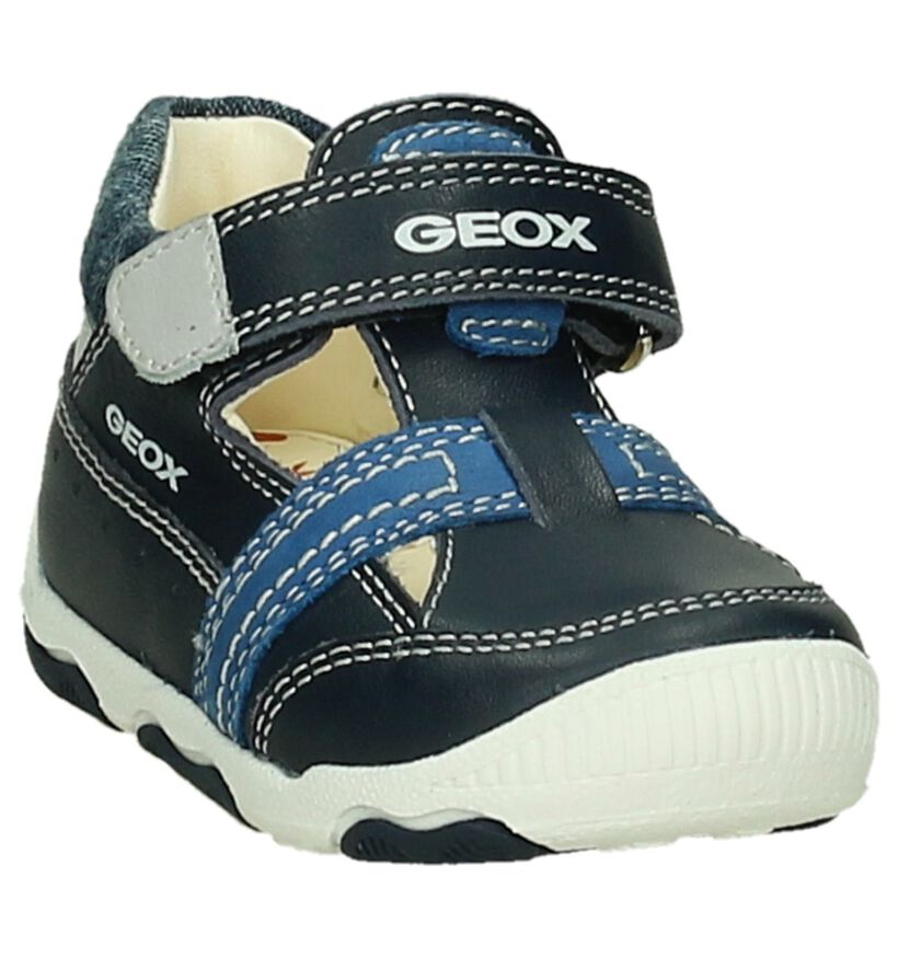 Geox Donker blauwe Babyschoen in leer (190633)