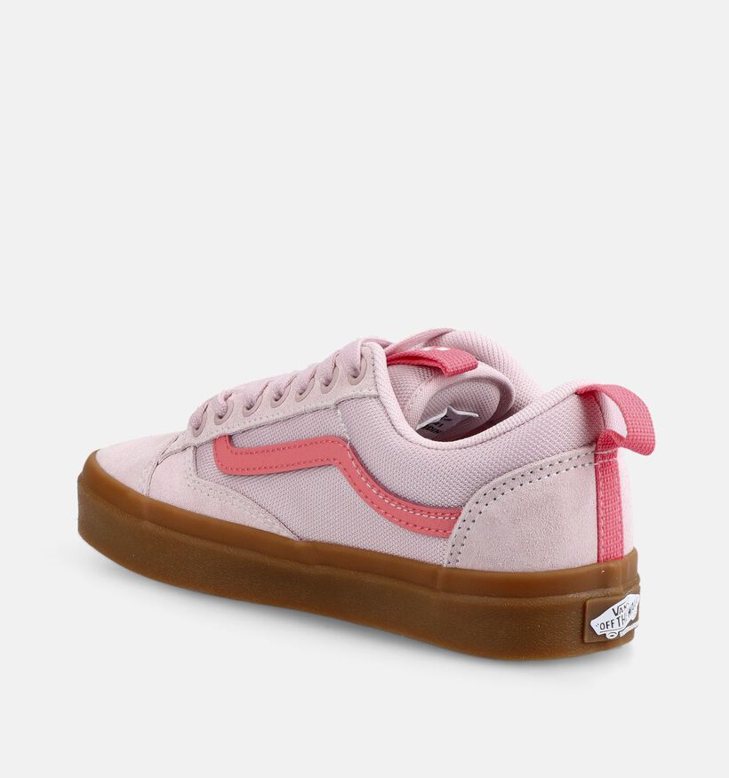 Vans Old Skool Baskets basses en Rose pour filles (376413)