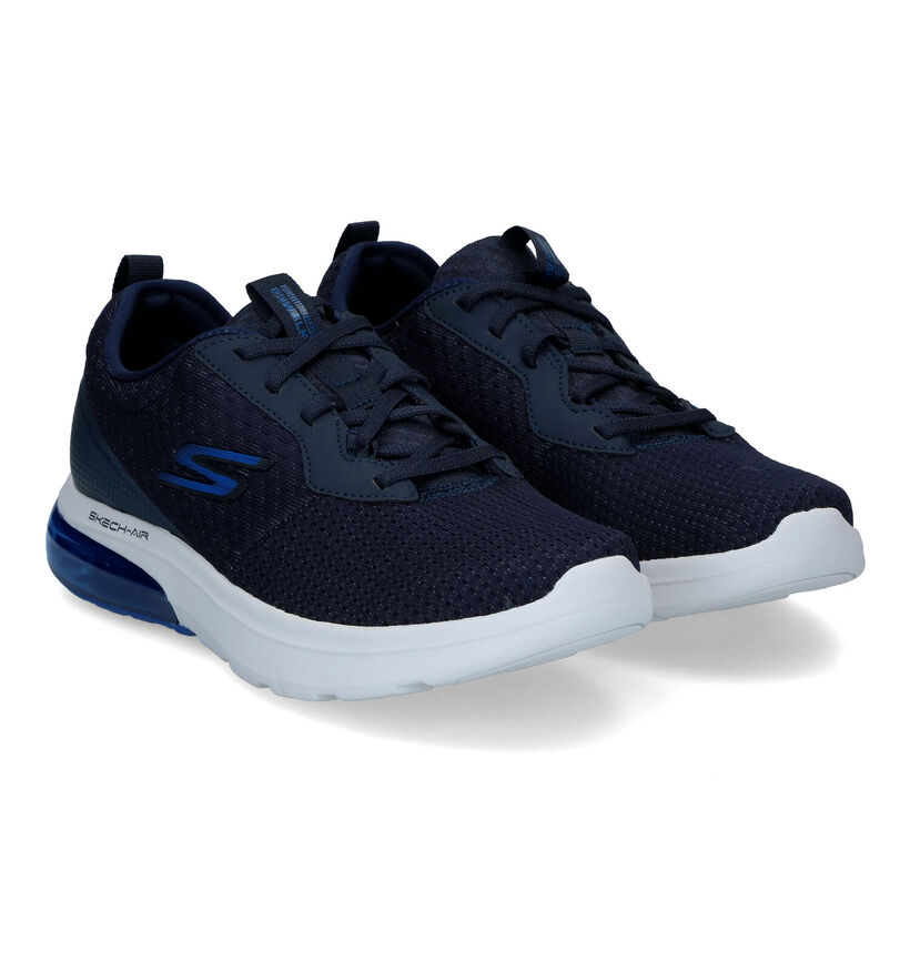 Skechers Go Walk Air Baskets en Bleu pour hommes (318133)