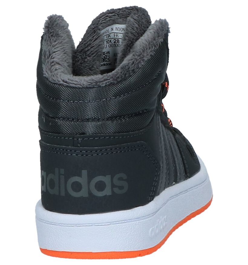adidas Hoops Zwarte Sneakers voor jongens (299867)