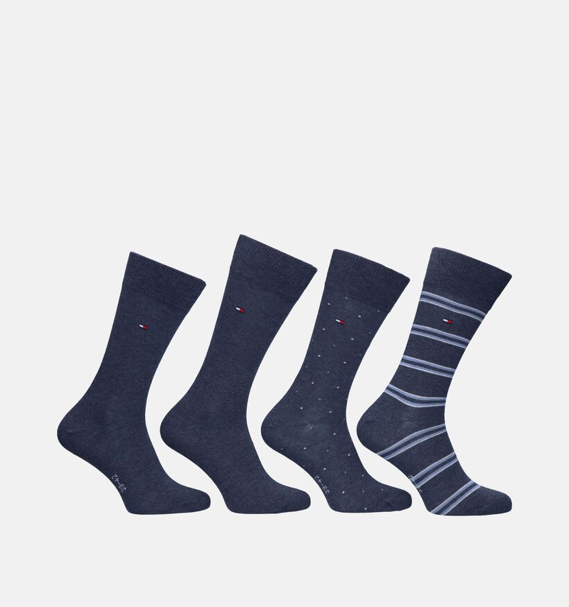 Tommy Hilfiger Chaussettes en Bleu - 4 Paires pour hommes (332966)