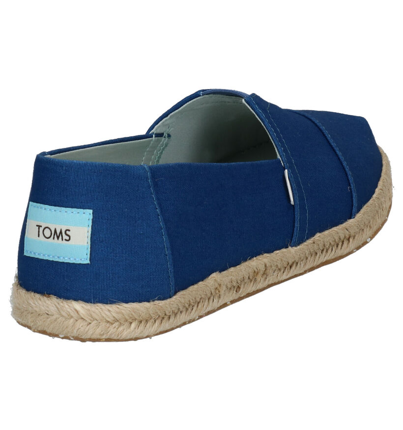 Toms Alpargata Espadrilles en Bleu en textile (269361)