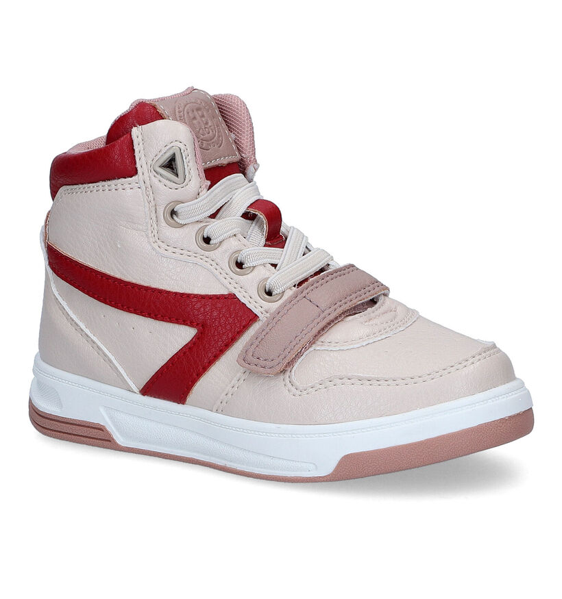 Hampton Bays Beige Sneakers in kunstleer (311949)