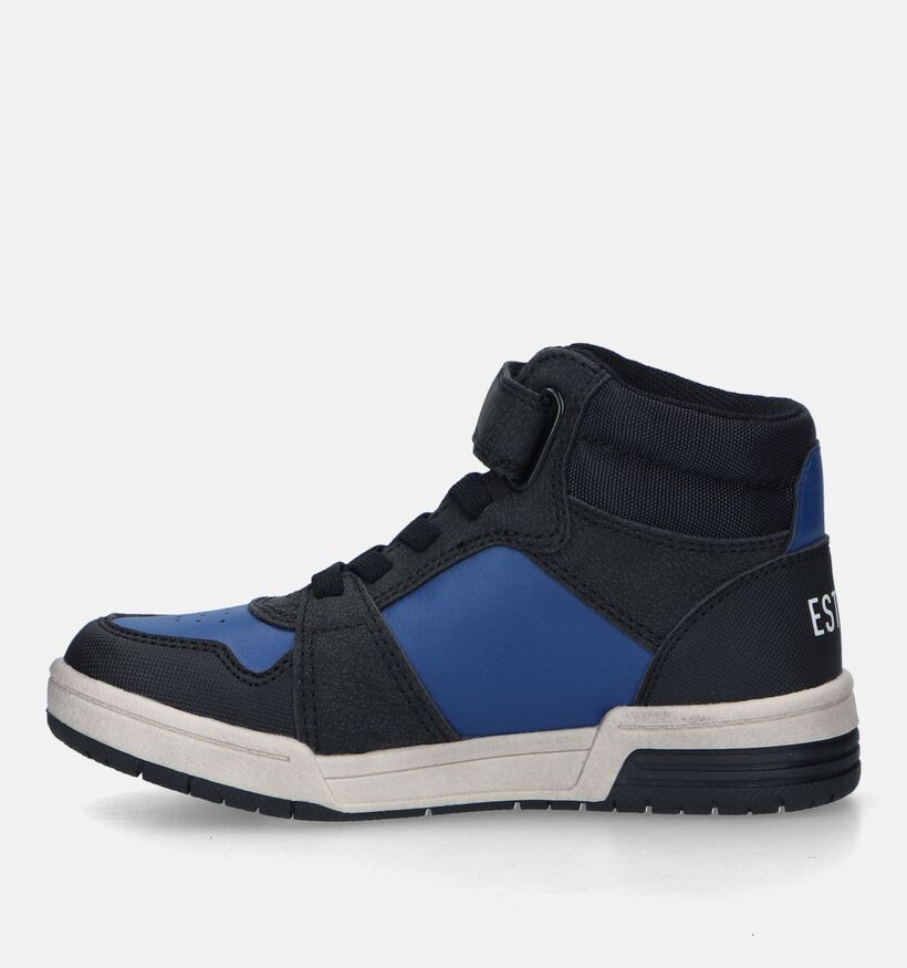 SJ Zwarte Hoge Sneakers voor jongens (329516) - geschikt voor steunzolen