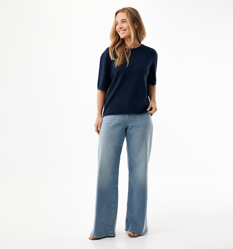 Mexx Camelia Boxy Donkerblauwe Trui voor dames (368513)