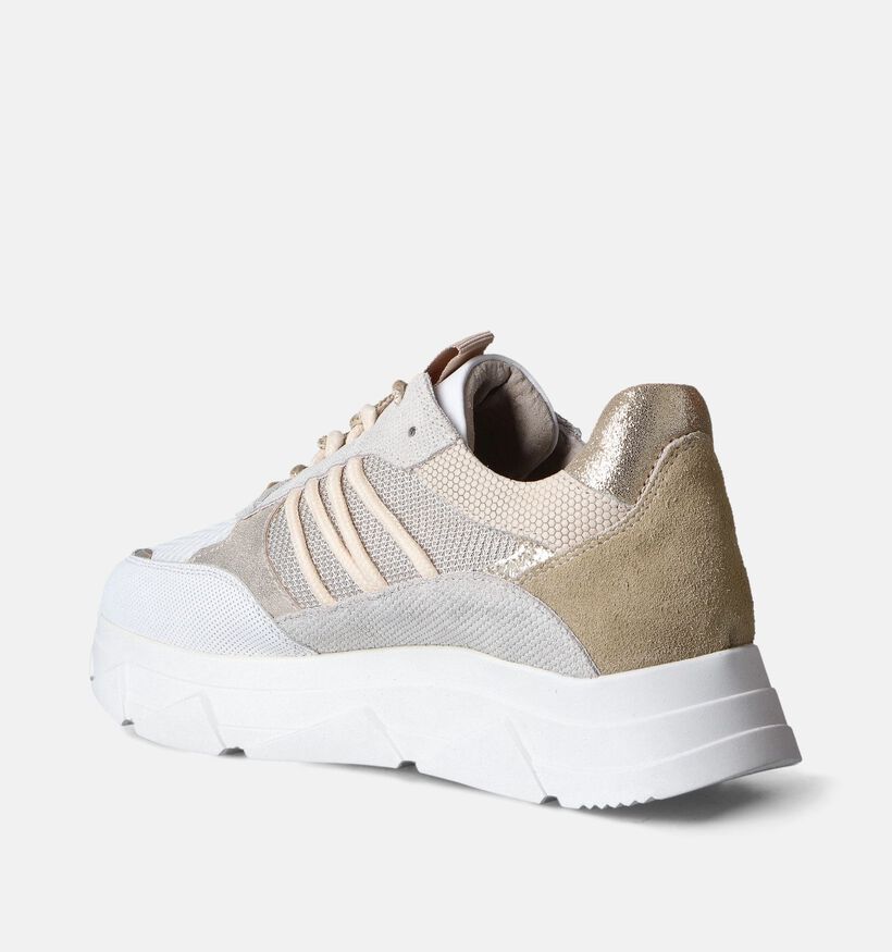 Tango Kady Fat Witte Sneakers voor dames (362957) - geschikt voor steunzolen