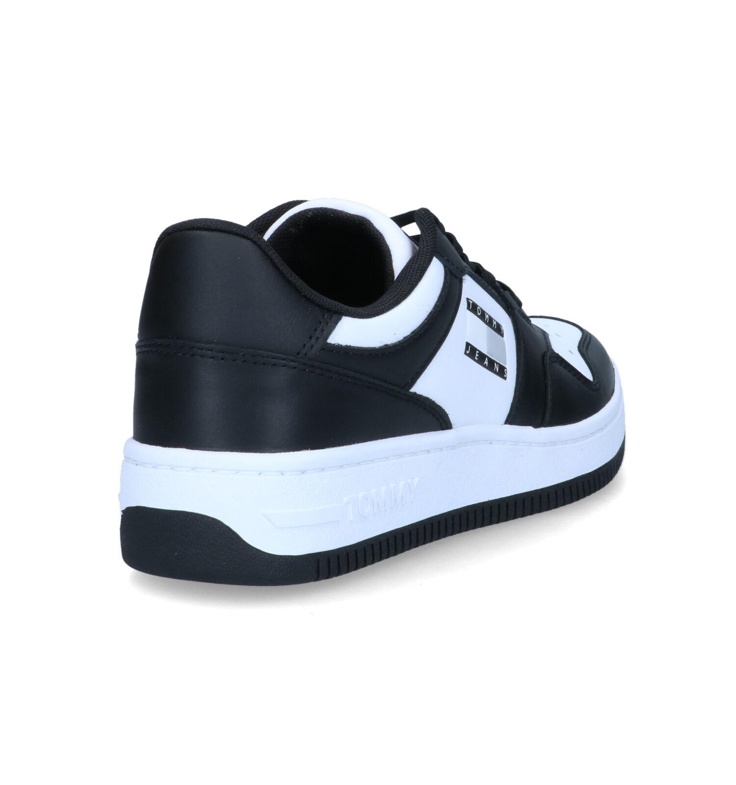 Tommy Hilfiger Retro Low Fancy Zwarte Sneakers Dames Sneakers