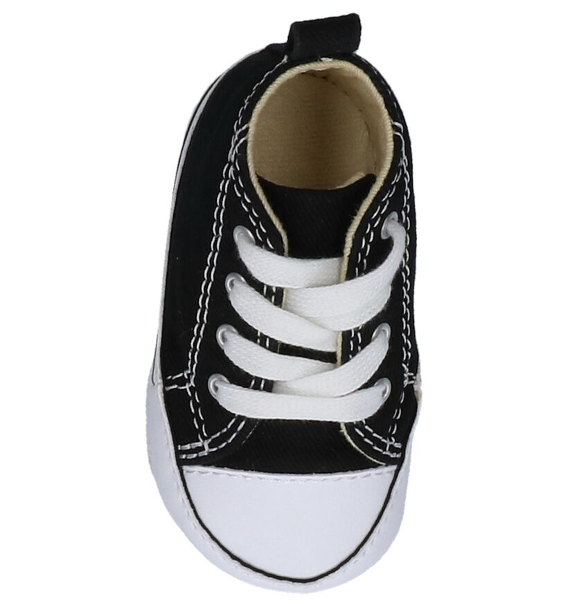 Zwarte Babysneakers Converse AS First Star in stof (233484)