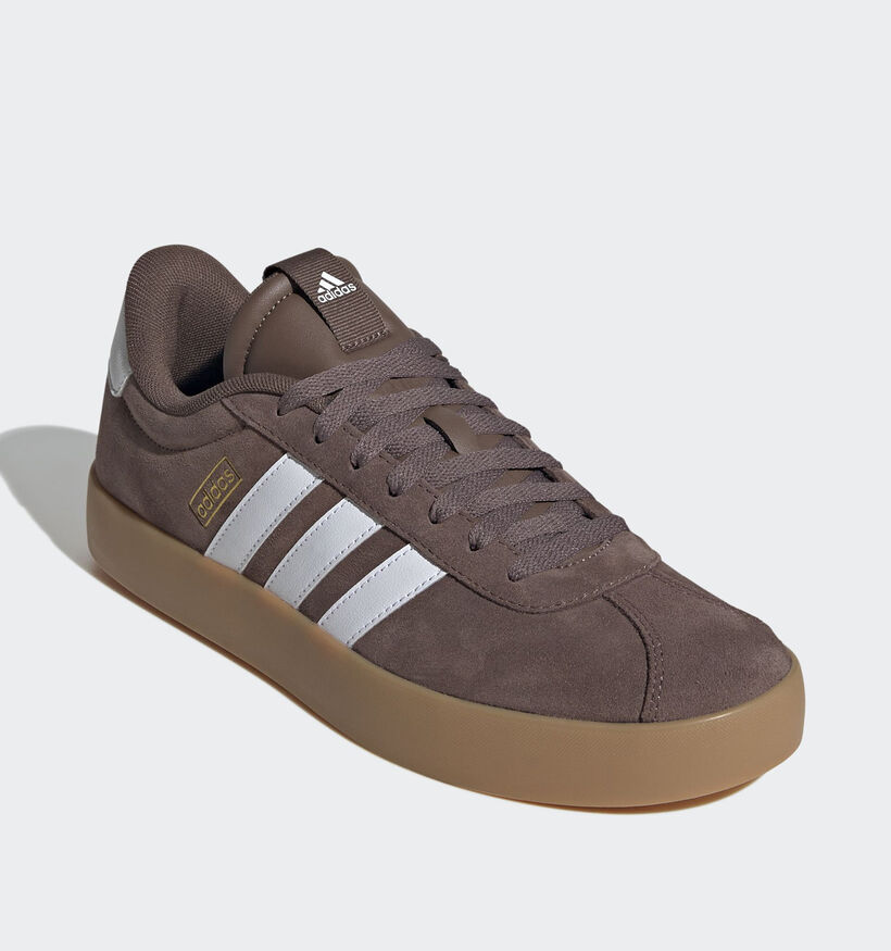 adidas VL Court Baskets basses en Marron pour hommes (357271) - pour semelles orthopédiques