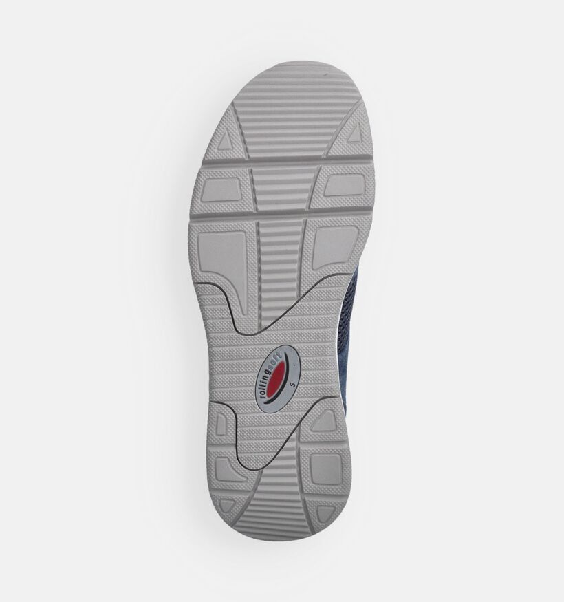 Gabor Rollingsoft Donkerblauwe Veterschoenen voor dames (369504) - geschikt voor steunzolen