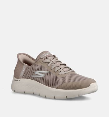 Skechers Go Walk Low Sneakers Zwart/Taupe/Blauw/Roze/Groen