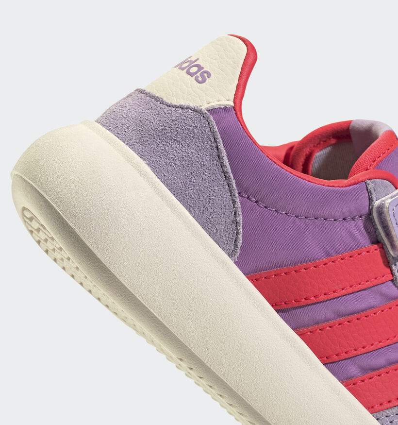 adidas Barreda Decode Baskets basses en Violet/Rouge pour filles (359615) - pour semelles orthopédiques