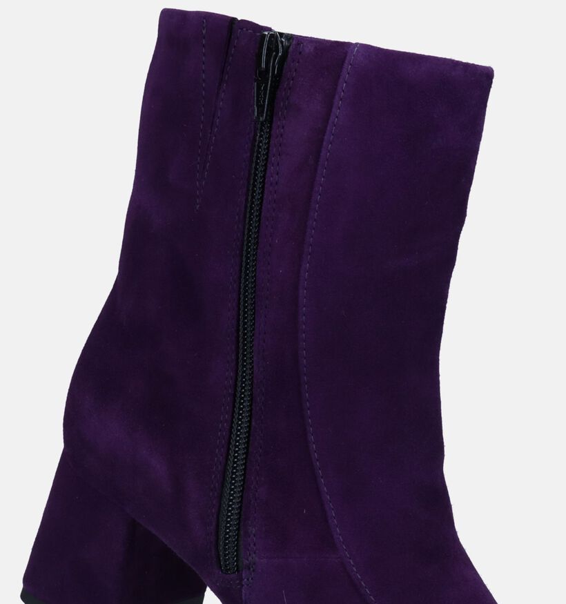 Comfort Bottines à talons en Violet pour femmes (332502)
