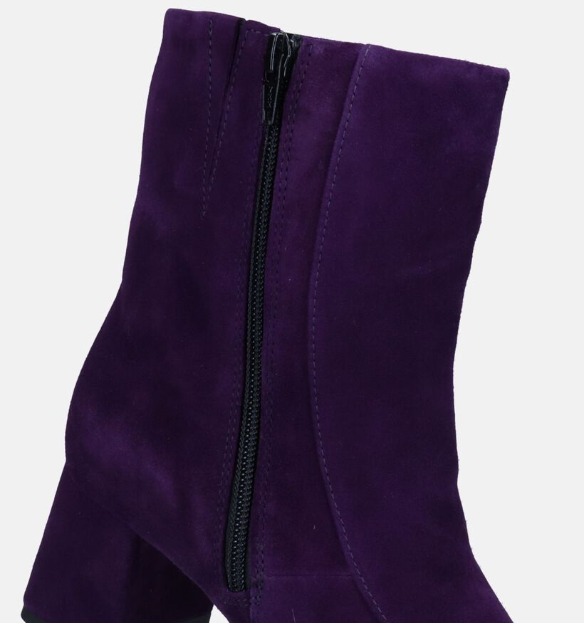 Comfort Bottines à talons en Violet foncé pour femmes (332502)