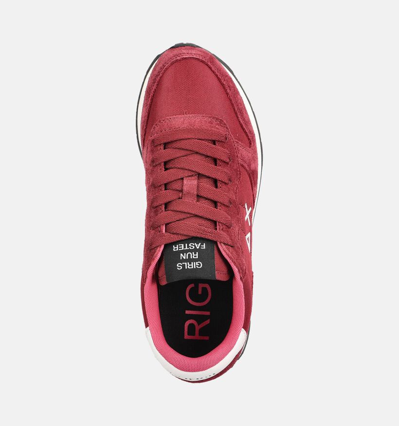 Sun68 Ally Solid Baskets en Bordeaux pour femmes (379713) - pour semelles orthop&eacute;diques