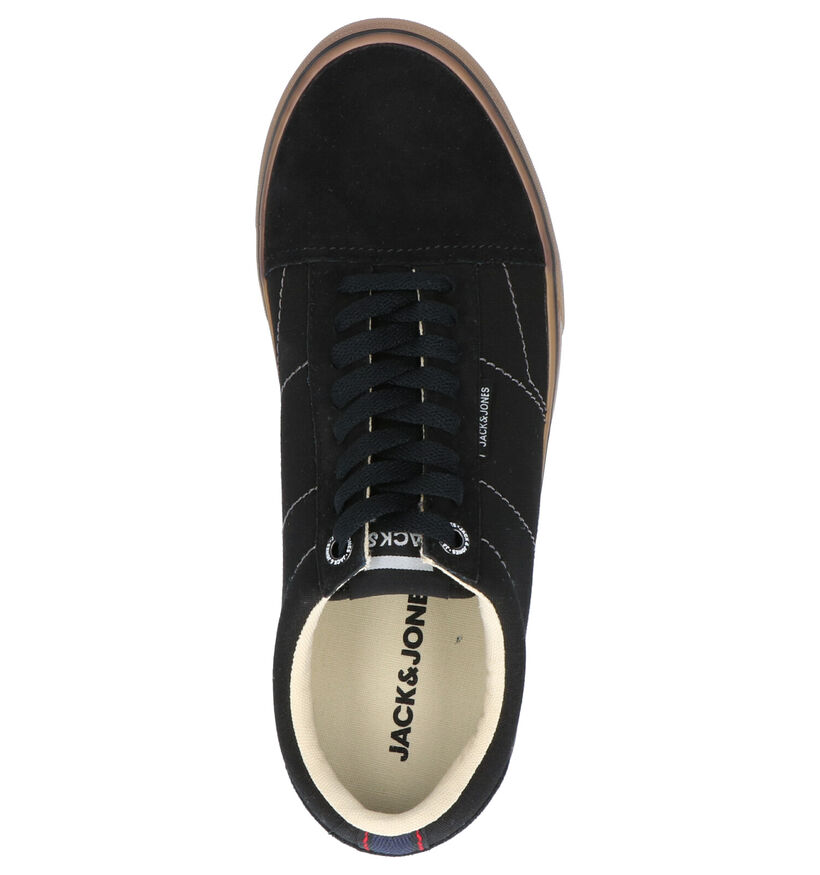 Jack & Jones Dax Zwarte Veterschoenen in daim (256072)