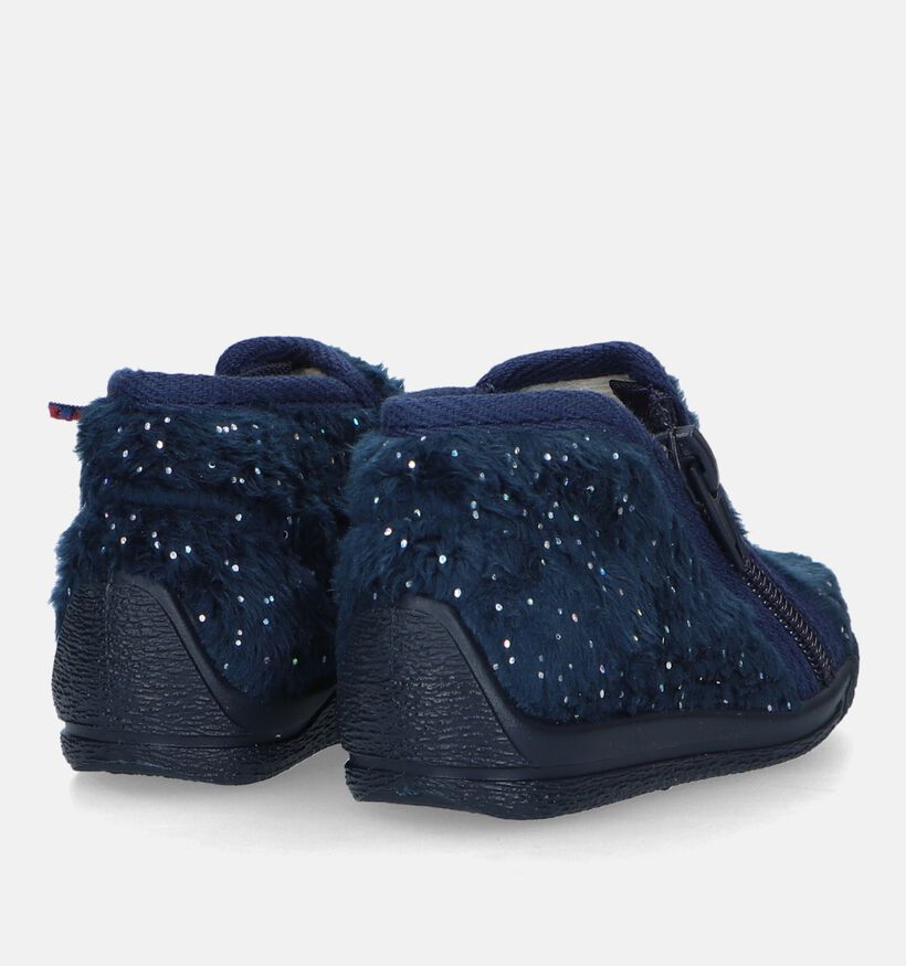 Bellamy Audrey Blauwe Babypantoffels voor jongens, meisjes (332448)