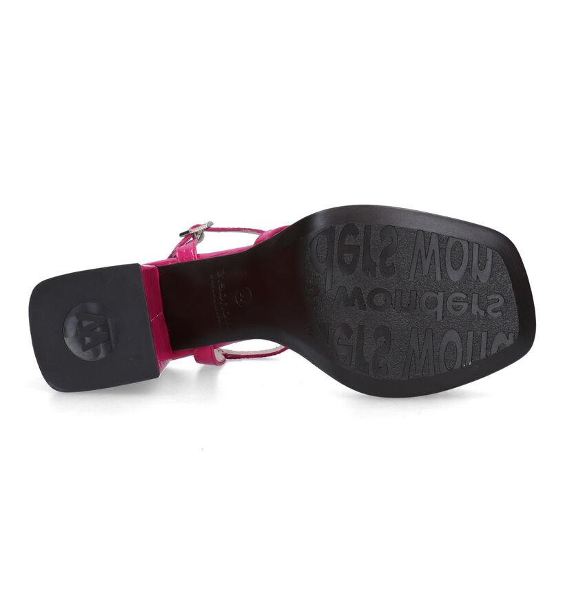 Wonders Sandales à talons en Rose fuchsia pour femmes (325421)