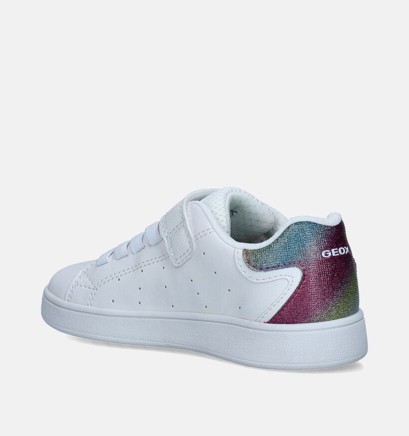 Geox Eclyper Witte Sneakers voor meisjes (351939) - geschikt voor steunzolen