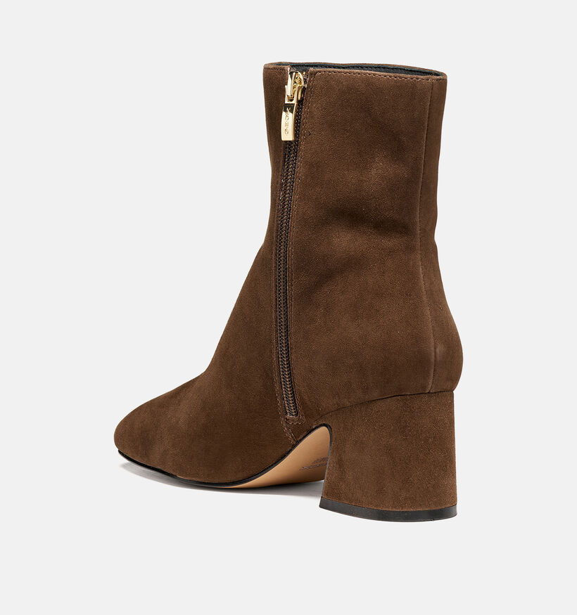 Geox Kalidine Bottines en Marron fonc&eacute; pour femmes (377780)