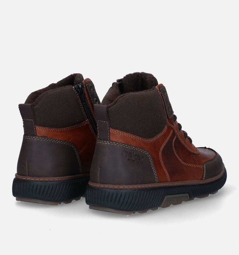 Rieker Chaussures hautes en Cognac pour hommes (331755) - pour semelles orthopédiques