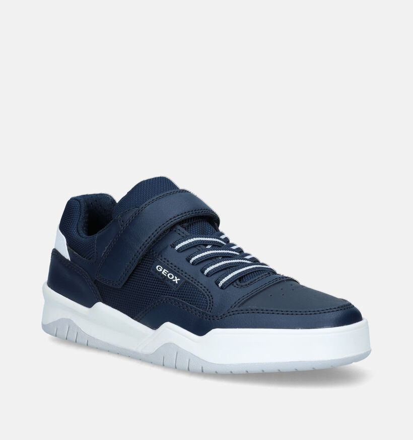 Geox Perth Chaussures à velcro en Bleu pour garçons (335772) - pour semelles orthopédiques