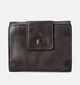 Bear Design Porte-monnaie &agrave; rabat en Brun fonce pour femmes (382101)