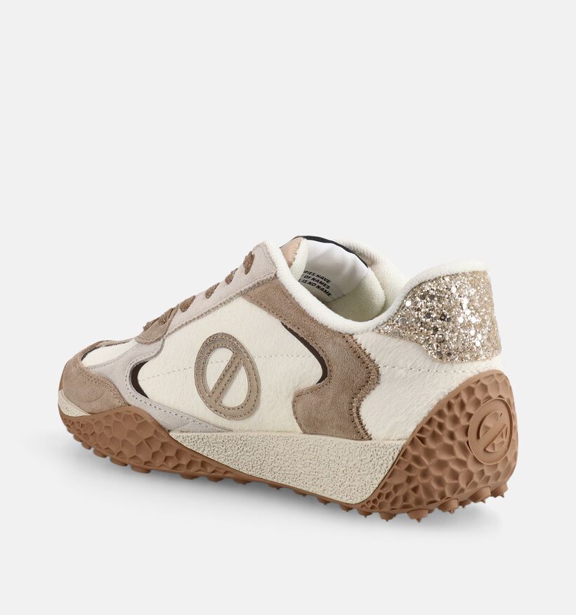 No Name Kate Ecru Sneakers voor dames (380993) - geschikt voor steunzolen