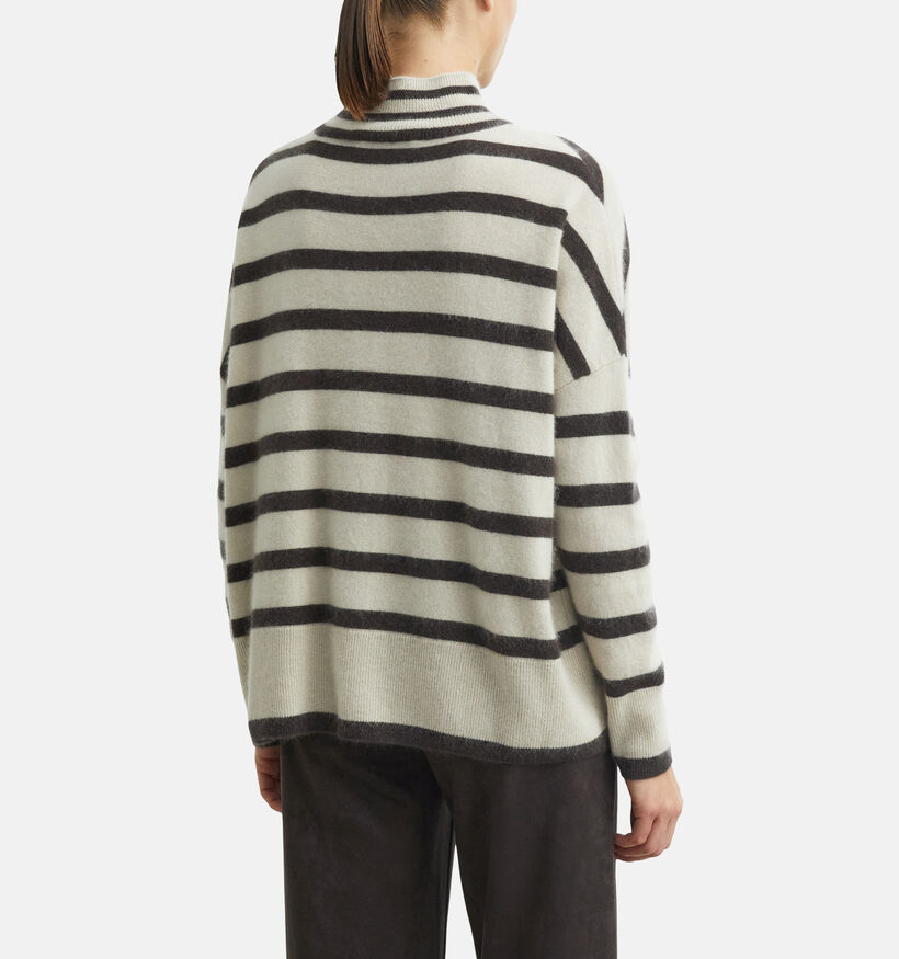 comma Beige Trui met Strepen voor dames (381792)