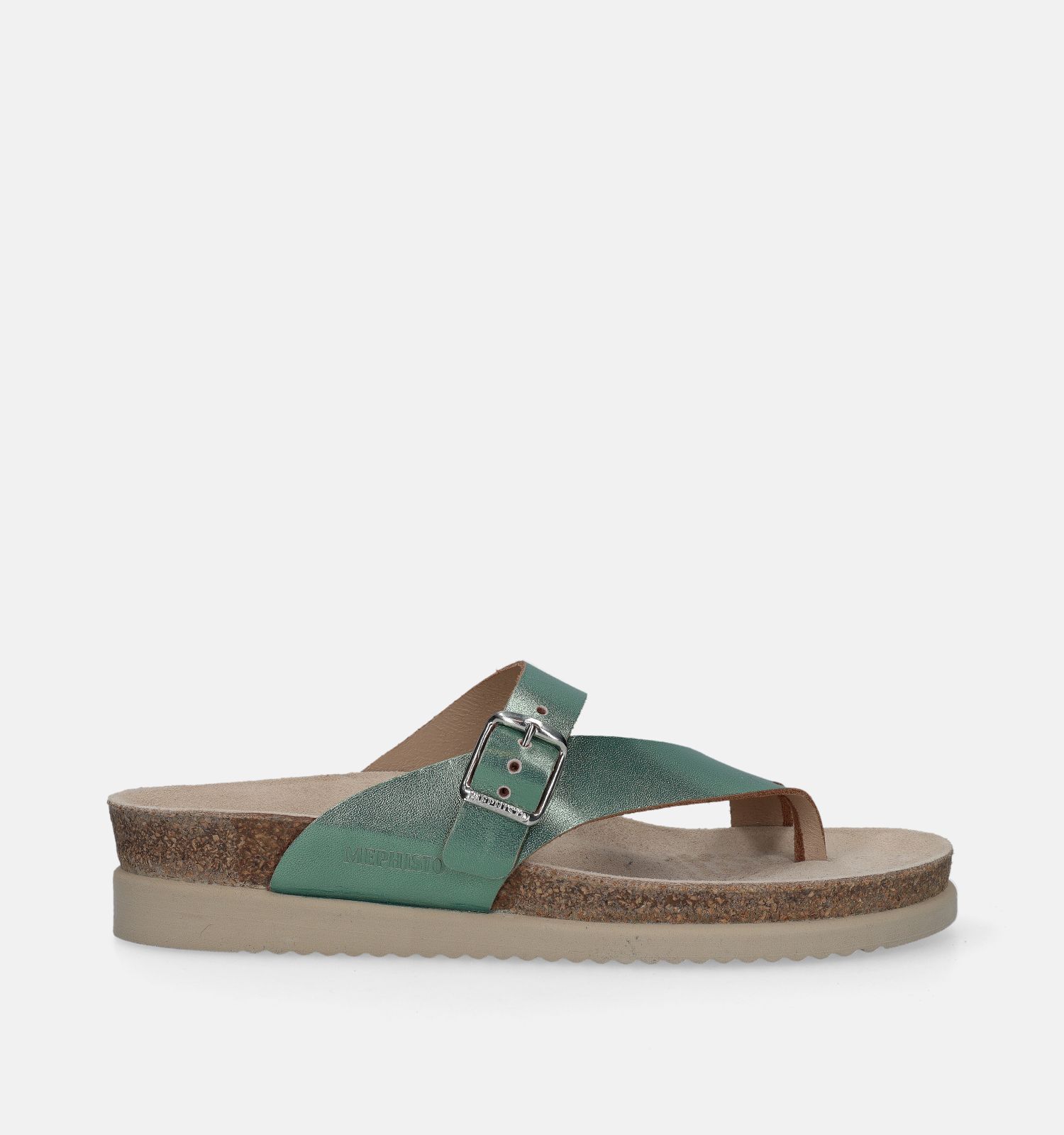 Mephisto Helen Groene Teenslippers Dames Slippers Online op TORFS.BE