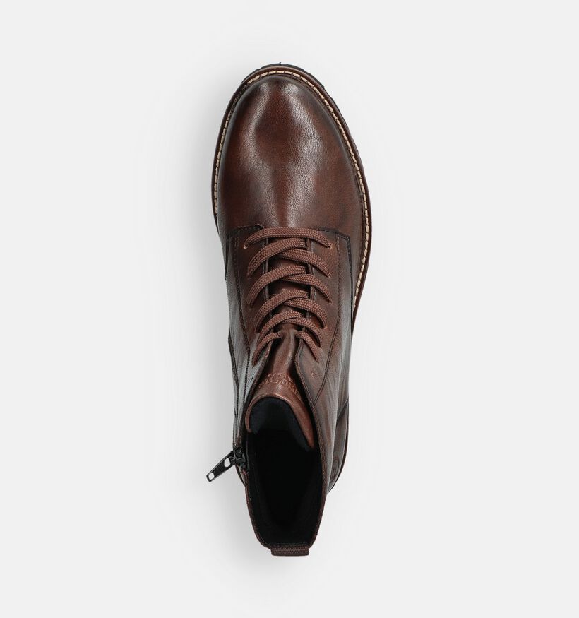 Remonte Donkerbruine Boots met Veter voor dames (377956) - geschikt voor steunzolen