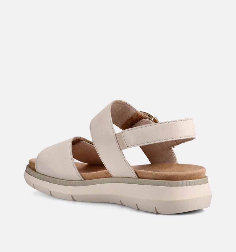 Remonte Sandales en &Eacute;cru pour femmes (370474) - pour semelles orthop&eacute;diques