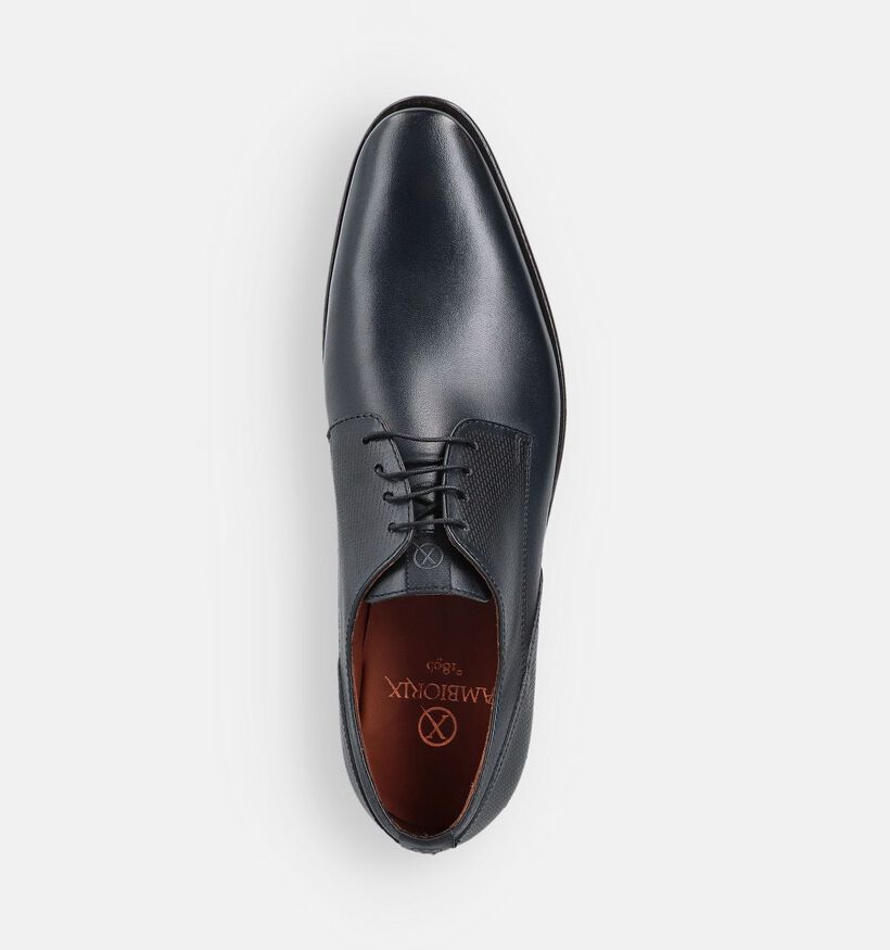 Ambiorix Gabriello Donkerblauwe Veterschoenen voor heren (372868)