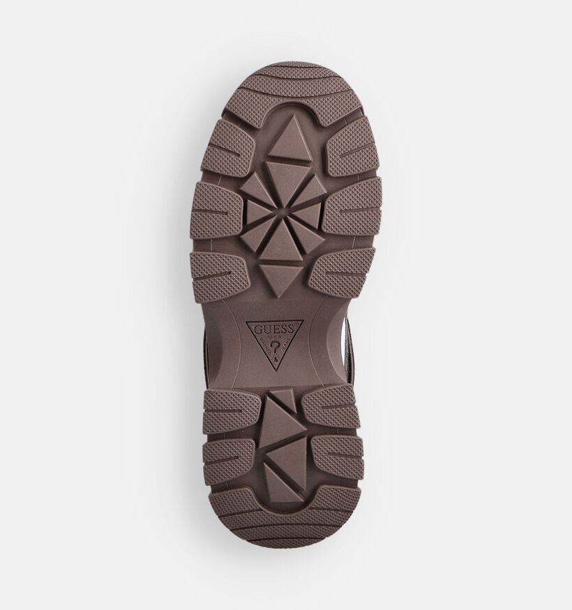 Guess Berrett Baskets en Brun foncé pour femmes (362347) - pour semelles orthopédiques