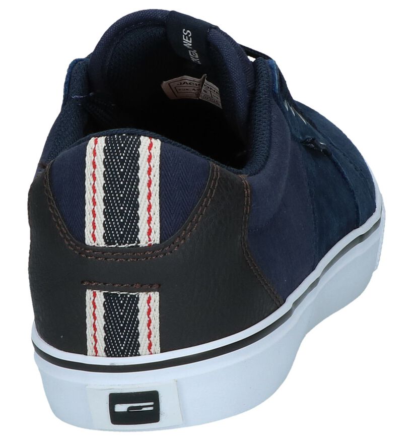 Jack & Jones Chaussures basses en Bleu foncé en daim (240957)