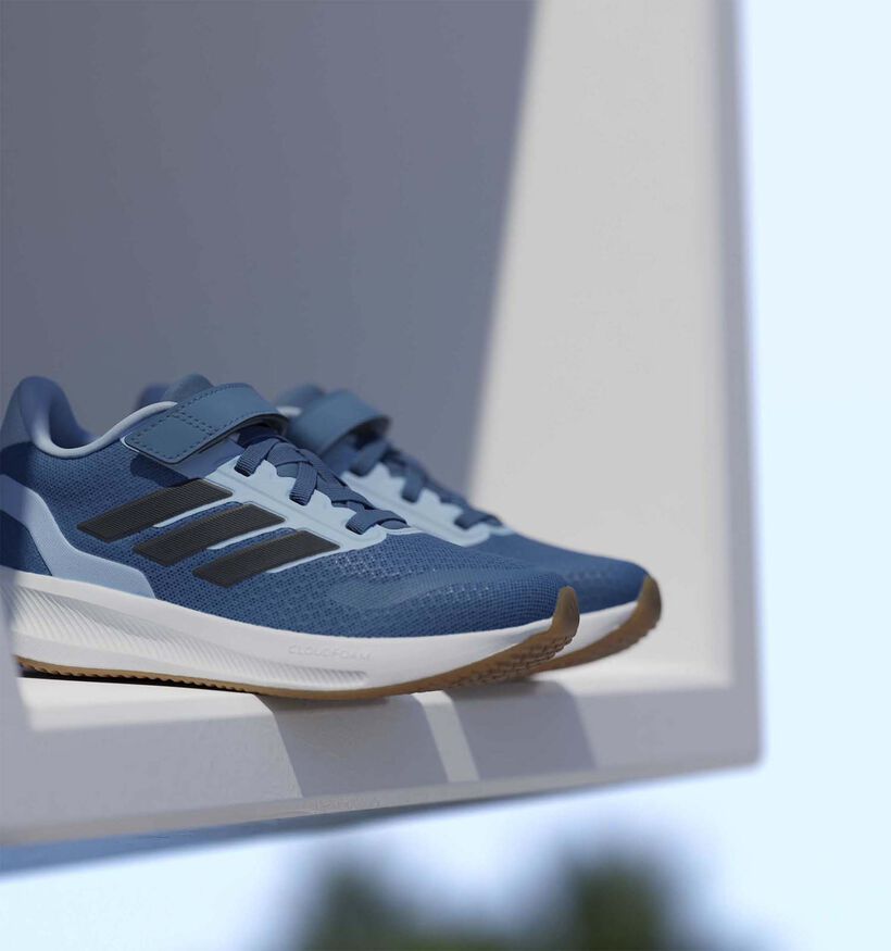 adidas RunFalcon 5 Blauwe Sneakers voor jongens, meisjes (366848) - geschikt voor steunzolen