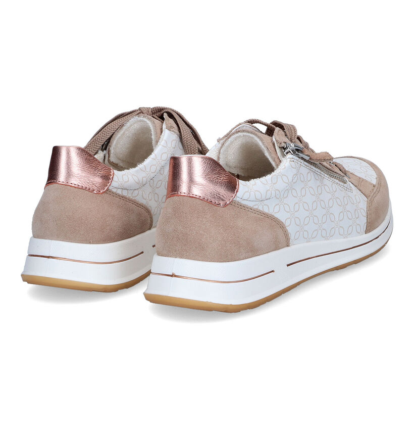 Ara Osaka 2.0 Beige Sneakers voor dames (307686) - geschikt voor steunzolen