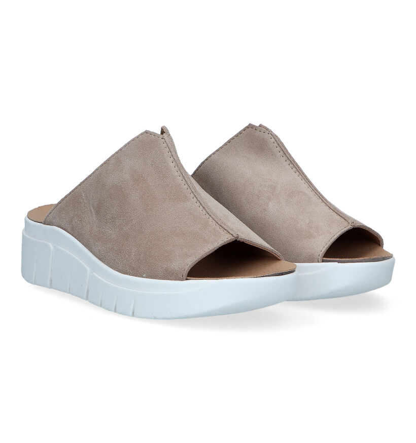 Solemade Garda Chaussures à enfiler pour semelles orthopédiques en Taupe pour femmes (325722) - pour semelles orthopédiques