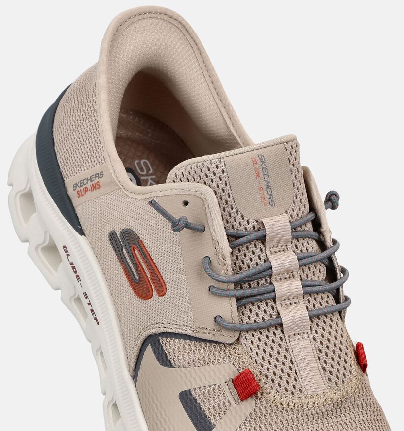 Skechers Glide-Step Pro Taupe Slip-in Sneakers voor heren (371081)